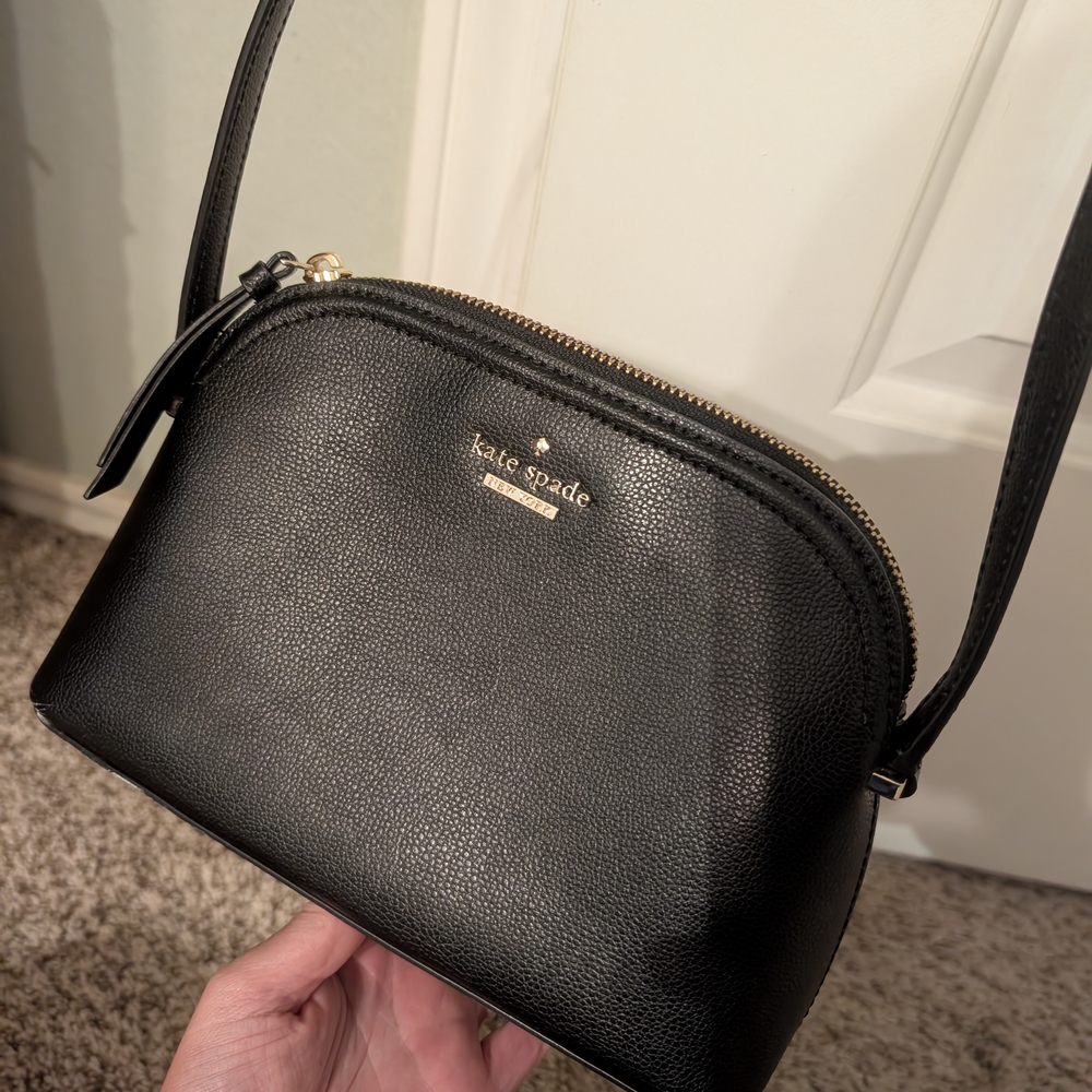 Kate Spade Black Leather Crossbody Bag